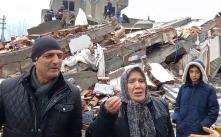 'ADIYAMAN'DA ENKAZ ALTINDAKİLER DONARAK ÖLDÜ '