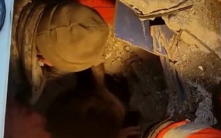 YAŞAMA UZANAN EL:SAATLER SONRA SAĞ ÇIKARILDILAR...ENKAZDA ZAMANLA MÜCADELE