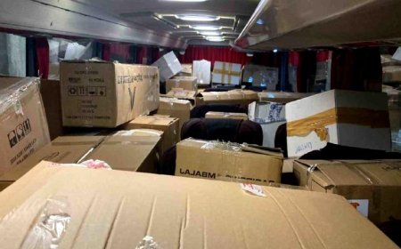 GÖZTEPE'NİN YARDIM TIRLARI YOLA ÇIKTI