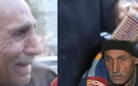 Bisküvi ile enkaz başında bekleyen Şerif Amca, Türkiye’yi bir kez daha ağlattı: 'Mezarına koyacaktım, başka bir çocuğa verdim'