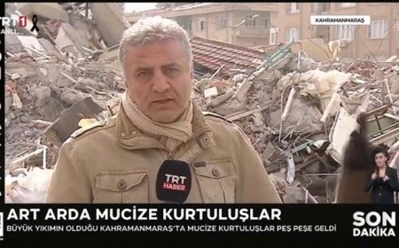 DEPREMZEDE CANLI YAYINDA YALNIZ BIRAKILDIK DEDİ, TRT HABER YAYINI KESTİ!