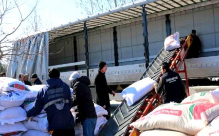 ERZİNCAN'DAN MALATYA'DA Kİ HAYVAN ÜRETİCİLERİNE YEM TAKVİYESİ