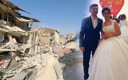 DEPREM ONLARI DÜĞÜN GECELERİNDE YAKALADI!GELİN DAMADIN ACI SONU!