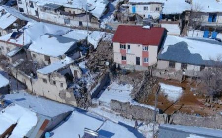 MALATYA'DA BİR KÖY NEREDEYSE YOK OLDU :130 EVDEN SADECE 10  EV YIKILMADI