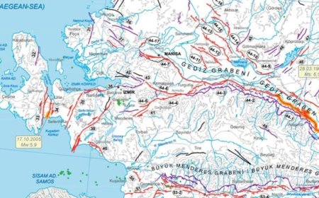 İZMİR DİRİ FAY HATTI HARİTASI 2023: İZMİR FAY HATTI NEREDEN,HANGİ İLÇELERDEN GEÇİYOR?İZMİR'DE RİSKLİ İLÇELER  HANGİLERİ?