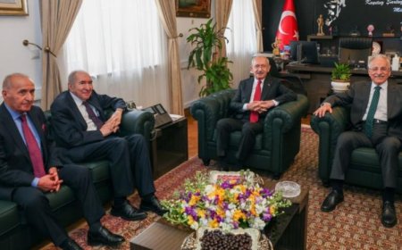 KILIÇDAROĞLU ESKİ CHP GENEL BAŞKANLARIYLA GÖRÜŞTÜ