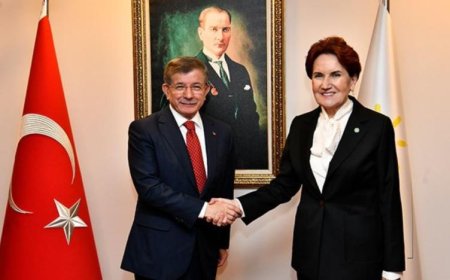 MERAL AKŞENER, AHMET DAVUTOĞLU İLE GÖRÜŞTÜ