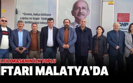 ALTILI MASANIN İLK TOPLU İFTARI MALATYA’DA