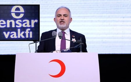 KIZILAY, ENSAR VAKFI'NA ÇALIŞMAYA DEVAM EDİYOR: 985 BİN DOLAR...