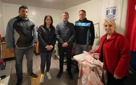 BODRUM BELEDİYESİ’NDEN MALATYA’DA DEPREMZEDELER İÇİN KONTEYNER TERZİHANE