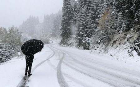 Malatya'da Bahar Gibi Başladı Kış Gibi Devam Ediyor