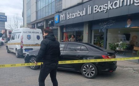 İYİ PARTİ İSTANBUL İL BAŞKANLIĞI'NA SİLAHLI SALDIRI: 1 KİŞİ YAKALANDI