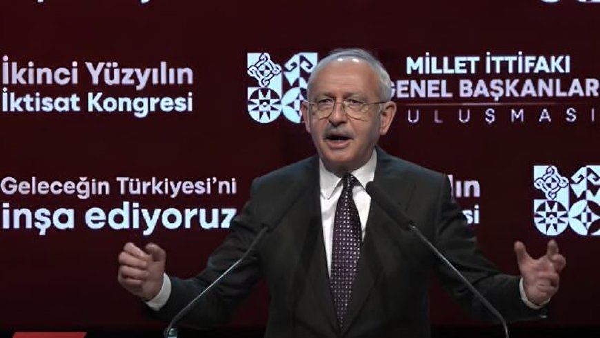 KILIÇDAROĞLU: İSTEDİĞİNİZ KADAR ÜRETİN, HAKÇA BÖLÜŞMEZSENİZ HUZUR OLMAZ