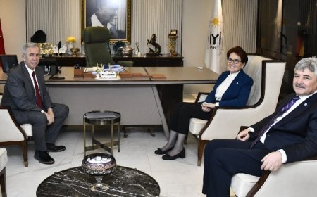 MANSUR YAVAŞ'TAN AKŞENER'E ZİYARET