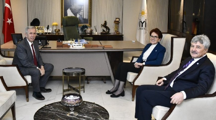 MANSUR YAVAŞ'TAN AKŞENER'E ZİYARET