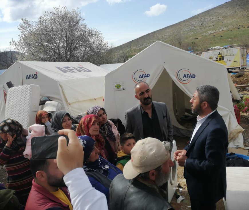 KİRAZ, ‘’YAPILACAK EVLERİN HEPSİ ANANIZIN AK SÜTÜ GİBİ SİZE HELAL OLACAK’’ DEDİ.