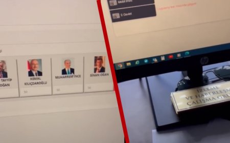 CHP İÇİŞLERİ BAKANLIĞI'NDAKİ 'PARALEL SEÇİM KURULU'NUN GÖRÜNTÜLERİNİ PAYLAŞTI