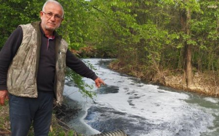 MALATYA'DA ORGANİZE SANAYİ BÖLGESİNİN ATIK SUYU ŞAHNAHAN DERESİ'NE AKIYOR