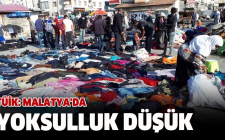 TÜİK: MALATYA'DA YOKSULLUK DÜŞÜK