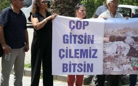 İZMİR'DE HARMANDALI ÇÖPLÜĞÜ DURUŞMASI YAPILDI