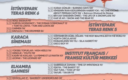 3. İZMİR ULUSLARARASI FİLM VE MÜZİK FESTİVALİ’NDE HAFTA SONU 47 FİLM GÖSTERİLDİ