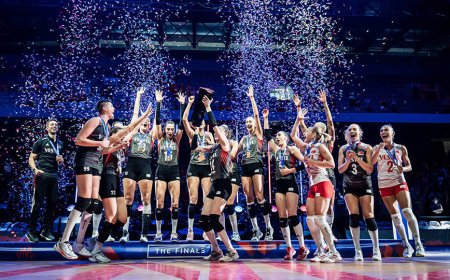 FİLENİN SULTANLARI, ARLİNGTON'DA TARİH YAZDI: MİLLETLER LİGİ'NDE ALTIN MADALYA'YI ALDI