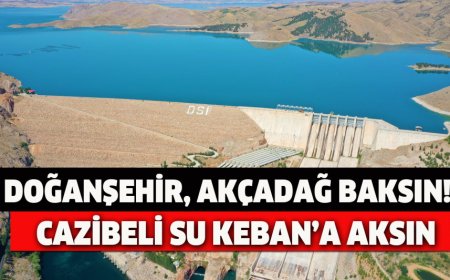 DOĞANŞEHİR, AKÇADAĞ BAKSIN! CAZİBELİ SU KEBAN’A AKSIN