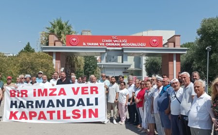 İL TARIM VE ORMAN MÜDÜRLÜĞÜ ÖNÜNDE İMZA VER EYLEMİ