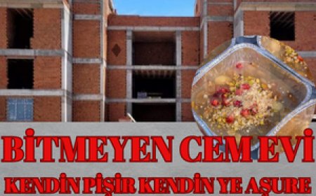 BİTMEYEN CEM EVİ VE KENDİN PİŞİR KENDİN YE AŞURE ETKİNLİĞİ