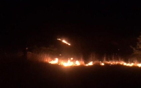 HEKİMHAN’DA YANGIN 7 SAAT SONRA KONTROL ALTINA ALINDI