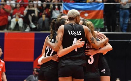A MİLLİ KADIN VOLEYBOL TAKIMI İKİNCİ MAÇINI DA KAZANDI