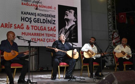 Büyük Ozan Aşık Veysel’e ithaf edilen 2. Bağlama Günleri, Arif Sağ konseriyle sona erdi