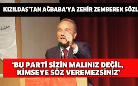 Kızıldaş’tan Ağbaba’ya Zehir Zemberek Sözler: ‘Bu Parti Sizin Malınız Değil, Kimseye Söz Veremezsiniz’