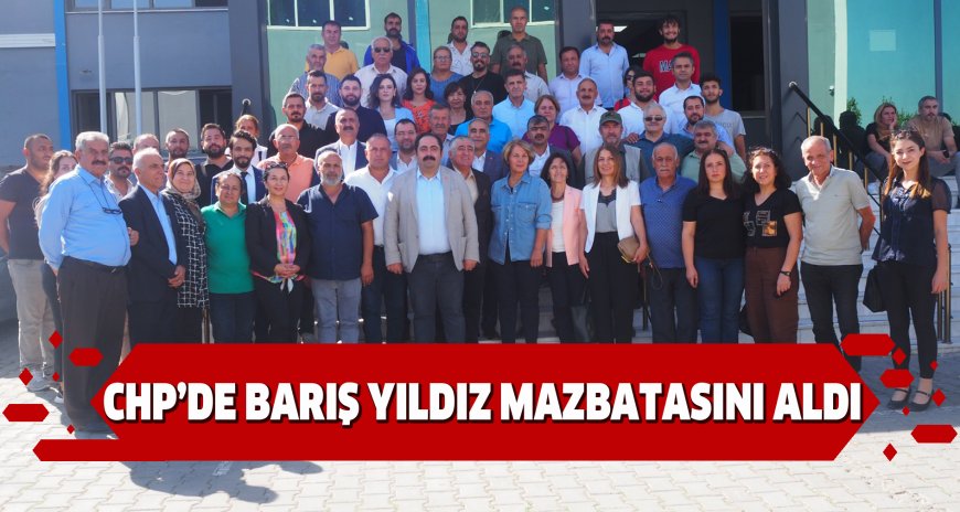 CHP’de Barış Yıldız Mazbatasını Aldı