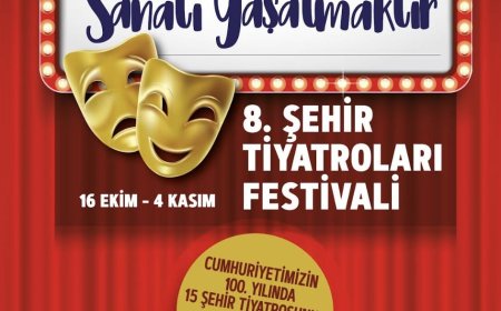 8. Şehir Tiyatroları Festivali Başlıyor