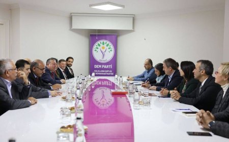 DEM Parti, Avrupa Alevi Birlikleri Federasyonu heyeti ile görüştü