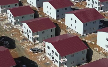 AHBAP, Malatya'da çelik evlerini bitirdi!