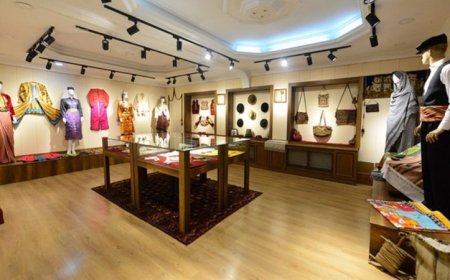 Tekstilin geçmişten günümüze yolculuğu bu müzede