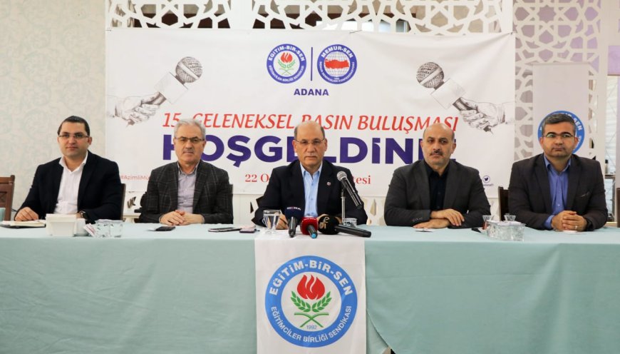 EĞİTİM-BİR-SEN 15. GELENEKSEL BASIN BULUŞMASI GERÇEKLEŞTİRİLDİ