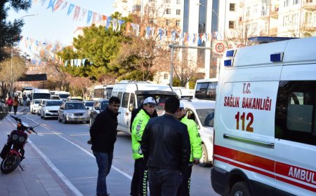 Konya'da Yayaya Motosiklet Çarptı