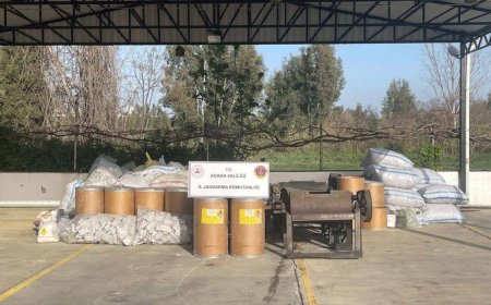 Adana'da Kaçak Havai fişek üreten fabrikayı jandarma baskın yaptı