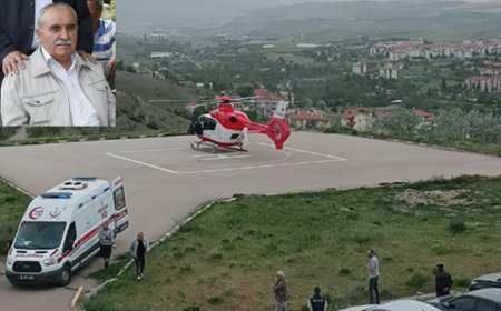 Hava ambulansı Kırıkcı Abdullah için havalandı