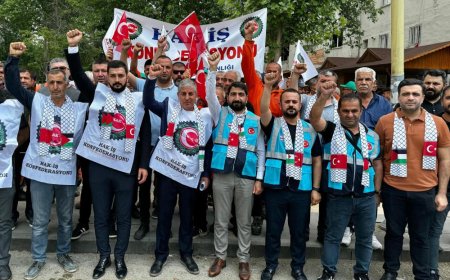 BAŞKAN DEMİR EMEĞİN DAYANIŞMASI SÖMÜRÜ VE SOYKIRIMA GALİP GELECEK ONAY BEKLENİYOR