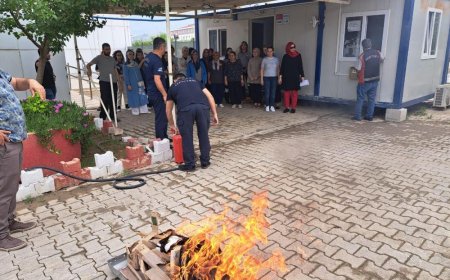 BÜYÜKŞEHİR, YANGIN GÜVENLİĞİ EĞİTİMLERİYLE HALKI BİLİNÇLENDİRİYOR