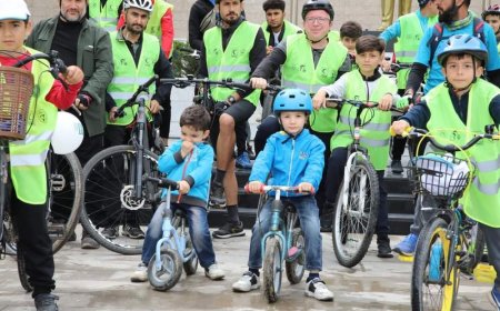 ADIYAMAN'DA SAĞLIKLI YAŞAM İÇİN PEDAL ÇEVİRDİLER