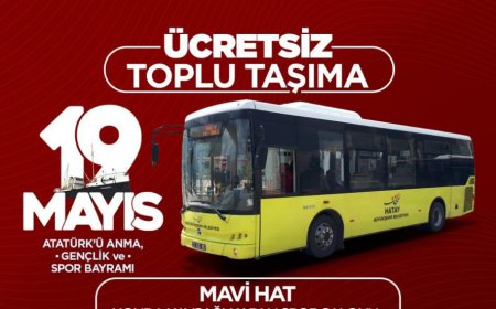 HBB’DEN 19 MAYIS’TA ÜCRETSİZ ULAŞIM