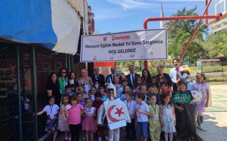 Gelibolu'da Harezmi Eğitim Modeli yıl sonu sergisi açıldı