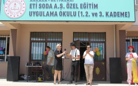 Milli Eğitim bakanlığı Özel Eğitim Uygulama okulunda Yılsonu etkinliği