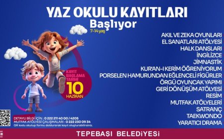 YAZ OKULU KAYITLARI 10 HAZİRAN’DA BAŞLIYOR