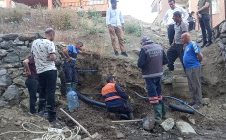 Belediye ekipleri ayda 200 su arızasına müdahale ediyor